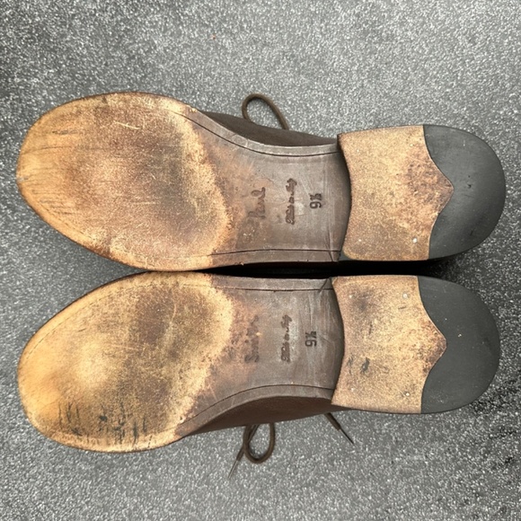 Paul Smith Men's Derby Dress Shoe.  Brown Leather.  Lace Up.  Size 10.5US/9.5UK - Picture 9 of 11